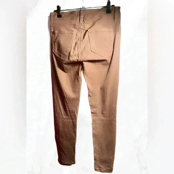 Paige trendy melon black piping stylish 4 pocket beige stretch denim jean 26 - Picture 3 of 6